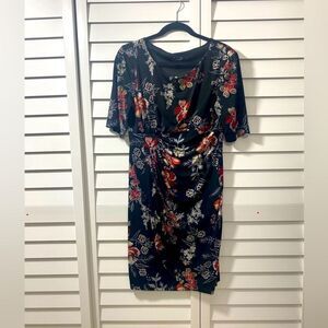 Floral Black Dress by Connected Apparel